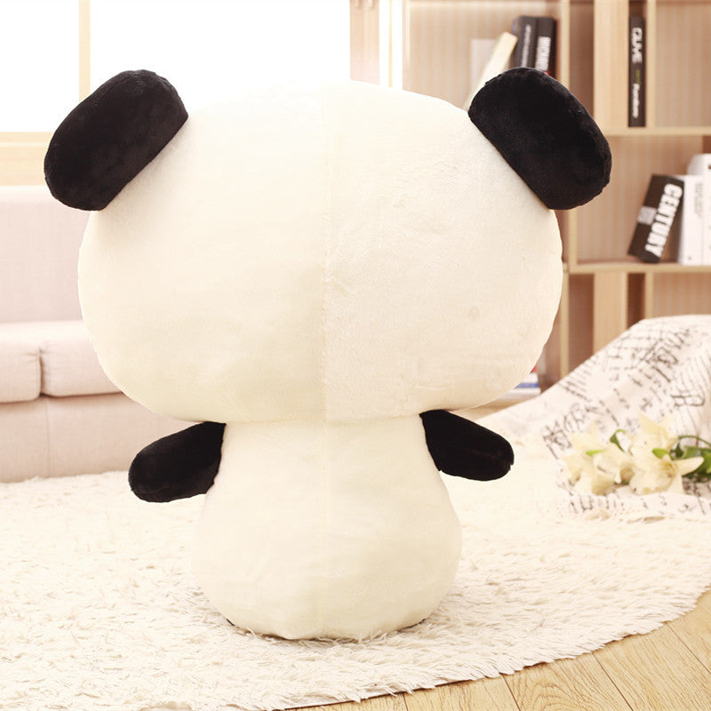 70cm Kawaii Big Head Panda Plush Toys Stuffed Soft Animal Pillow
