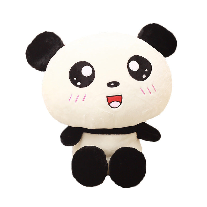 70cm Kawaii Big Head Panda Plush Toys Stuffed Soft Animal Pillow