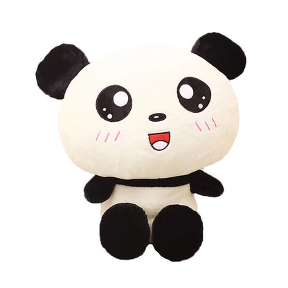 70cm Kawaii Big Head Panda Plush Toys Stuffed Soft Animal Pillow