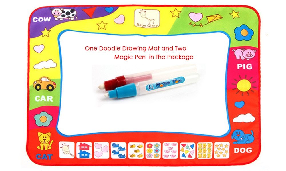 80 x 60cm Baby Kids Add Water with Magic Pen Doodle Painting Picture