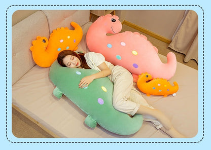 Soft Dinosaur Long Pillow Plush Toy