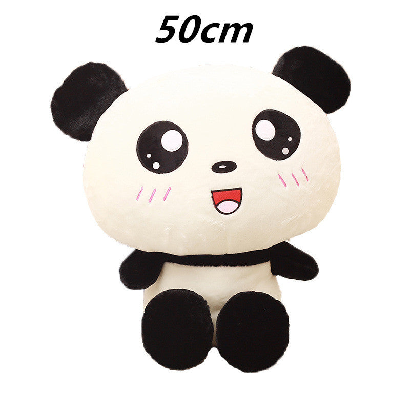 70cm Kawaii Big Head Panda Plush Toys Stuffed Soft Animal Pillow