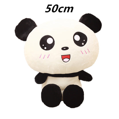 70cm Kawaii Big Head Panda Plush Toys Stuffed Soft Animal Pillow
